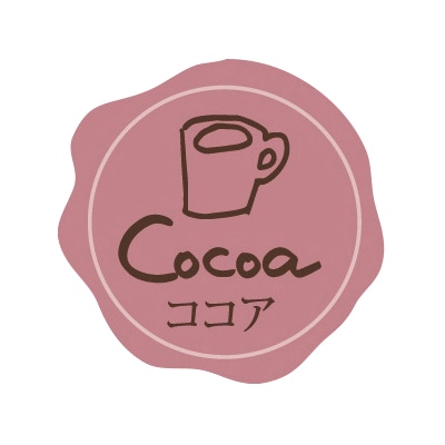 フォーション F フレーバーシール ココア 1500枚/束(ご注文単位1束)【直送品】