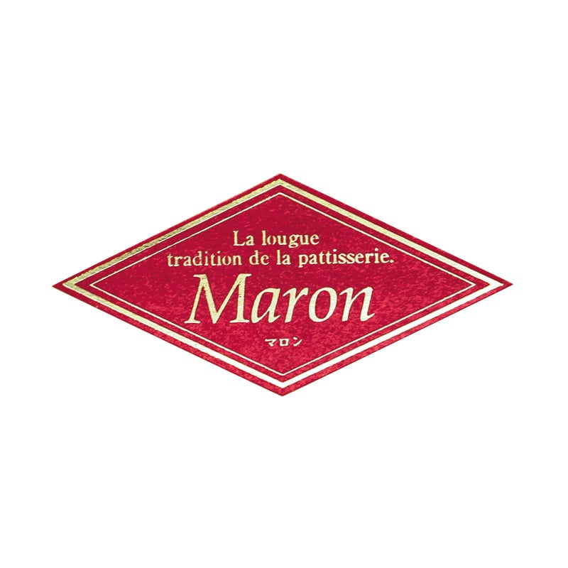 フォーション 焼菓子シール  マロン 1000枚/束（ご注文単位1束）【直送品】