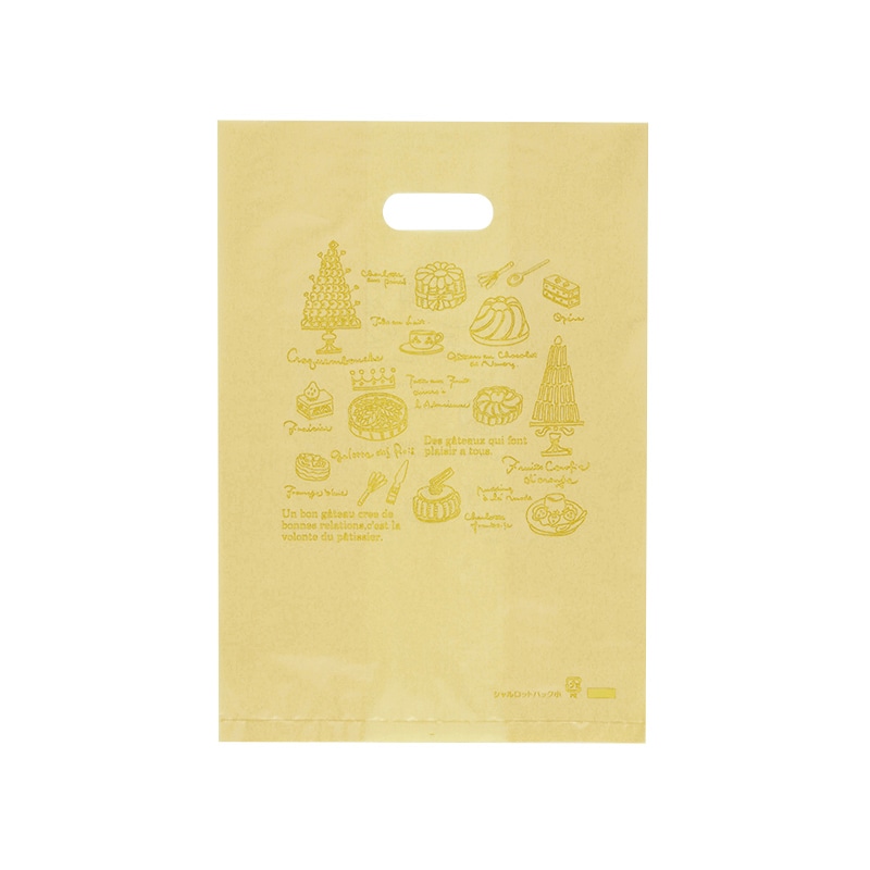 フォーション 手提げポリ袋　シャルロットバッグ 小  1000枚/束（ご注文単位1束）【直送品】