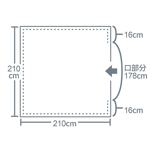 ㈱三和 アメニティ 使い捨て布団カバー KBTC-210 2枚/袋（ご注文単位10袋）【直送品】