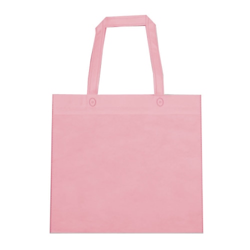 ㈱三和 不織布 手提バッグ SW3835-3 ライトピンク 50枚/袋(ご注文単位1袋)【直送品】