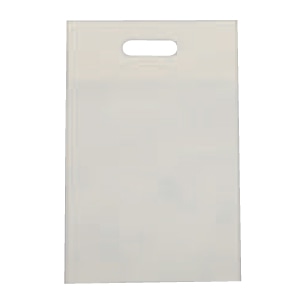 ㈱三和 不織布　小判抜きバック  SW2843-2　アイボリー 100枚/袋（ご注文単位1袋）【直送品】