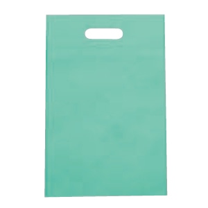 ㈱三和 不織布　小判抜きバック  SW2843-6　アクアマリン 100枚/袋（ご注文単位1袋）【直送品】