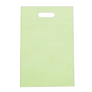 ㈱三和 不織布　小判抜きバック  SW2843-7　パステルグリーン 100枚/袋（ご注文単位1袋）【直送品】