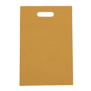 ㈱三和 不織布　小判抜きバック  SW2843-8　マスタード 100枚/袋（ご注文単位1袋）【直送品】