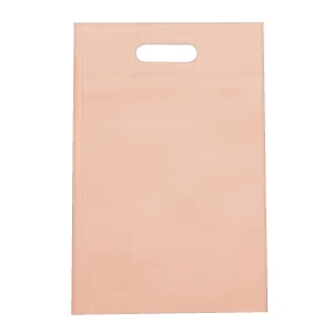 ㈱三和 不織布　小判抜きバック  SW2843-9　アプリコット 100枚/袋（ご注文単位1袋）【直送品】