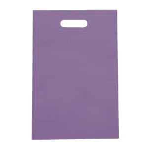 ㈱三和 不織布　小判抜きバック  SW2843-11　ラベンダー 100枚/袋（ご注文単位1袋）【直送品】