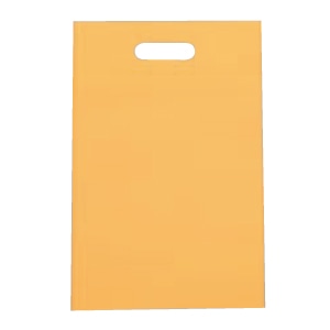 ㈱三和 不織布　小判抜きバック  SW2843-18　パステルオレンジ 100枚/袋（ご注文単位1袋）【直送品】