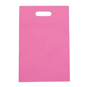 ㈱三和 不織布　小判抜きバック  SW2843-19　ピンク 100枚/袋（ご注文単位1袋）【直送品】