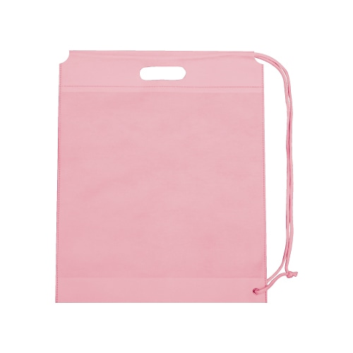 ㈱三和 不織布　ショルダーバッグ  SW4049-3　ライトピンク 50枚/袋（ご注文単位1袋）【直送品】