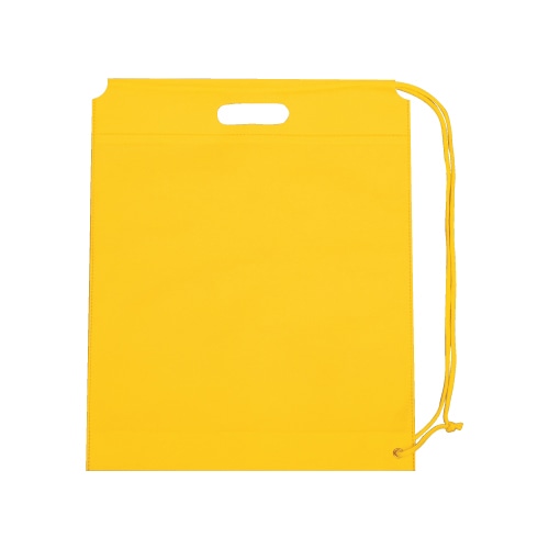 ㈱三和 不織布　ショルダーバッグ  SW4049-24　イエロー 50枚/袋（ご注文単位1袋）【直送品】