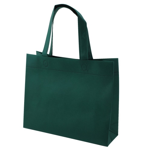 ㈱三和 不織布　A4マチ付バッグ  SW302510-38　ダークグリーン 50枚/袋（ご注文単位1袋）【直送品】