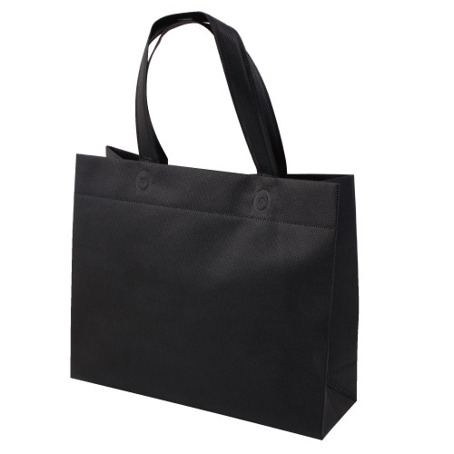 ㈱三和 不織布　A4マチ付バッグ  SW302510-40　ブラック 50枚/袋（ご注文単位1袋）【直送品】