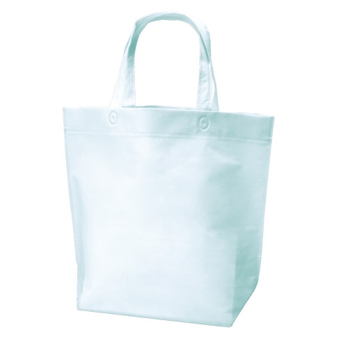 ㈱三和 不織布　船底マチ付バッグ 底マチ付バッグ SW403512-4　ライトブルー 50枚/袋（ご注文単位1袋）【直送品】