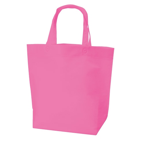 ㈱三和 不織布　船底マチ付バッグ 底マチ付バッグ SW403512-19　ピンク 50枚/袋（ご注文単位1袋）【直送品】