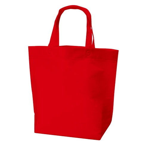 ㈱三和 不織布　船底マチ付バッグ 底マチ付バッグ SW403512-27　イタリアンレッド 50枚/袋（ご注文単位1袋）【直送品】