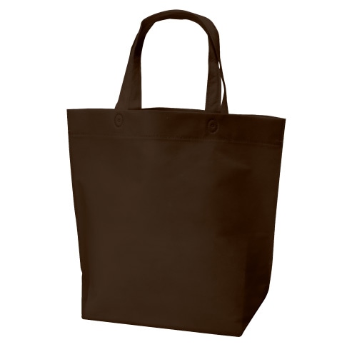 ㈱三和 不織布　船底マチ付バッグ 底マチ付バッグ SW403512-36　チョコレート 50枚/袋（ご注文単位1袋）【直送品】