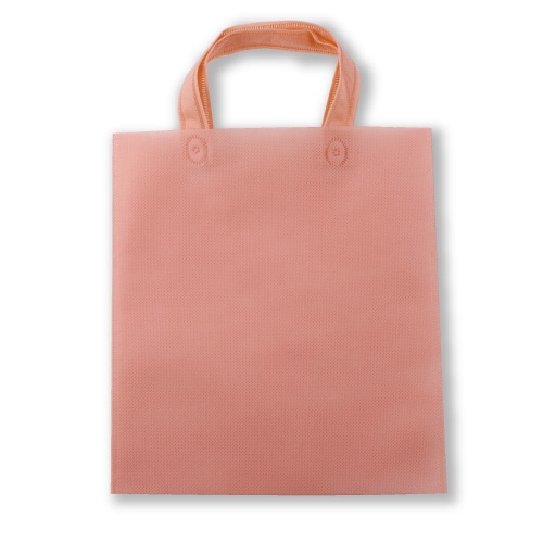 ㈱三和 不織布　ミニ手提げバッグ  SW252528-9　アプリコット 100枚/袋（ご注文単位1袋）【直送品】