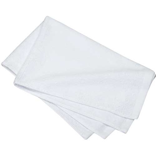 ㈱三和 タオル 180匁　ハーフタオル SMJ181-01W　ホワイト 60枚/袋（ご注文単位1袋）【直送品】