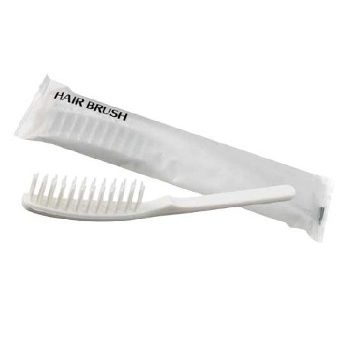㈱三和 アメニティ　ストレートヘアブラシ マット袋入 SF-17M　ホワイト 200個/箱（ご注文単位8箱）【直送品】