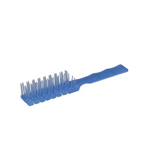 ㈱三和 アメニティ　スケルトンブラシ 裸 SF-7B　ブルー 100個/箱（ご注文単位6箱）【直送品】