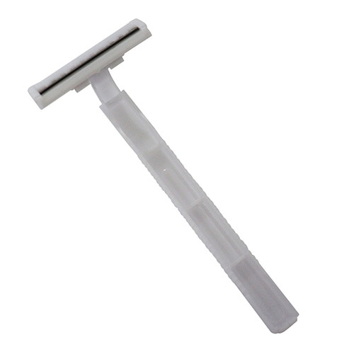 ㈱三和 アメニティ　二枚刃カミソリ 裸 RA-2WH　ホワイト 100個/箱（ご注文単位20箱）【直送品】