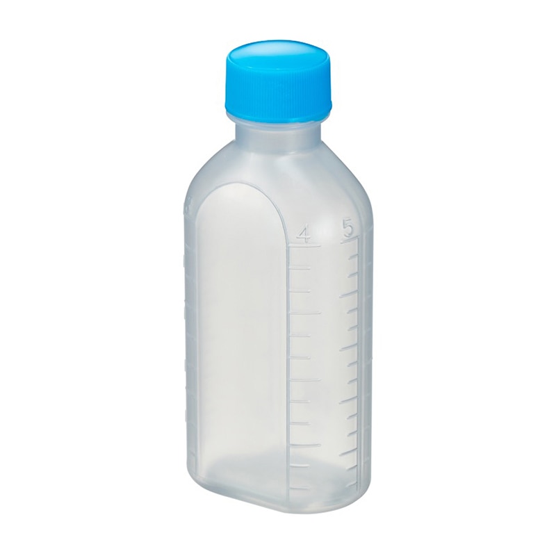 投薬瓶PPB　滅菌済　100cc 少数包装　10本入 キャップ青 1袋（ご注文単位1袋）【直送品】