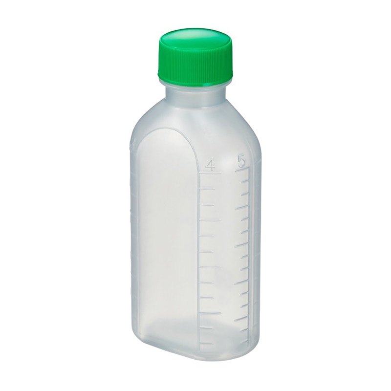 投薬瓶PPB　滅菌済　100cc 少数包装　10本入 キャップ緑 1袋（ご注文単位1袋）【直送品】
