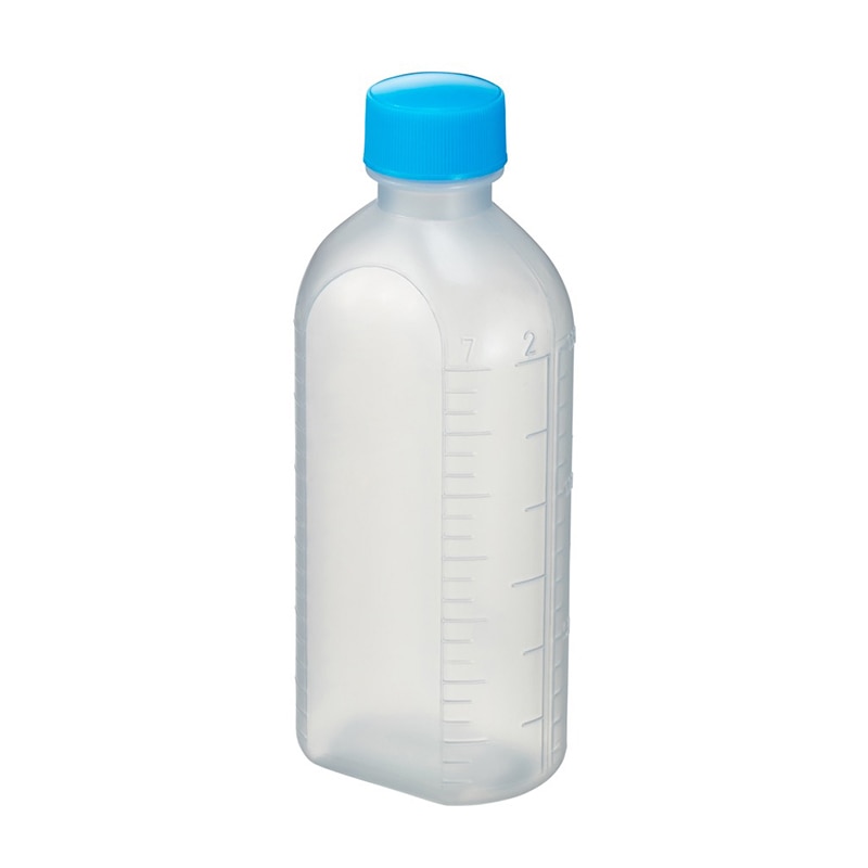 投薬瓶PPB　滅菌済　150cc 少数包装　5本入 キャップ青 1袋（ご注文単位1袋）【直送品】