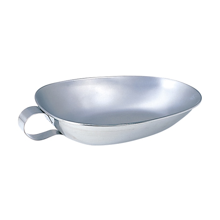 卵型膿盆　目盛なし　1800cc 325×230×70mm  1個（ご注文単位1個）【直送品】