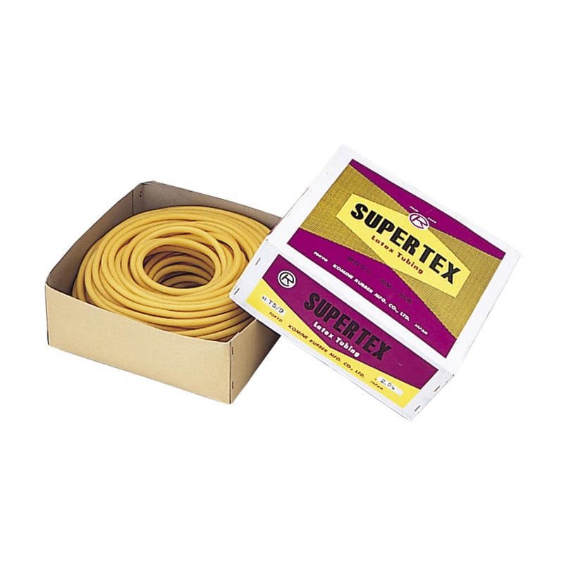 ゴム管 スーパーテックスチューブ 飴 NO.5 5×7 2kg入 1箱(ご注文単位1箱)【直送品】