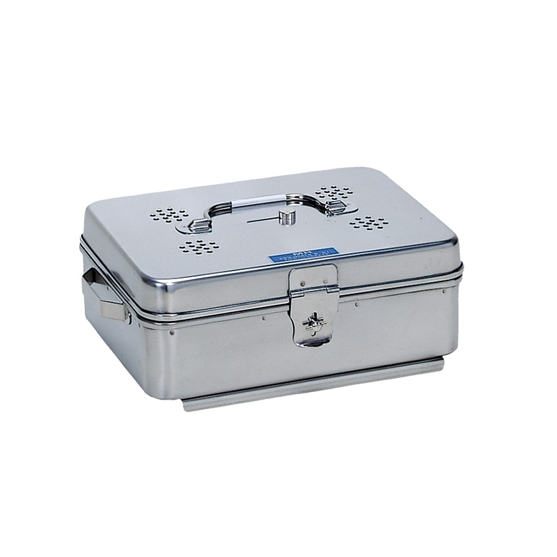 卓上オートクレーブ用角カスト 小 M-41-BS 24×18×7cm 1個(ご注文単位1個)【直送品】