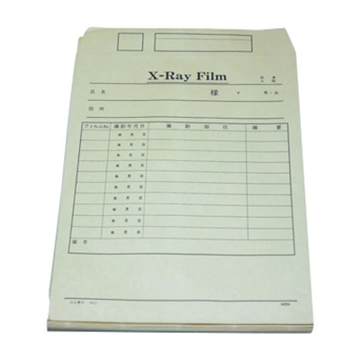 X線フィルム袋　六切　8417　278×216 100枚  1束（ご注文単位1束）【直送品】
