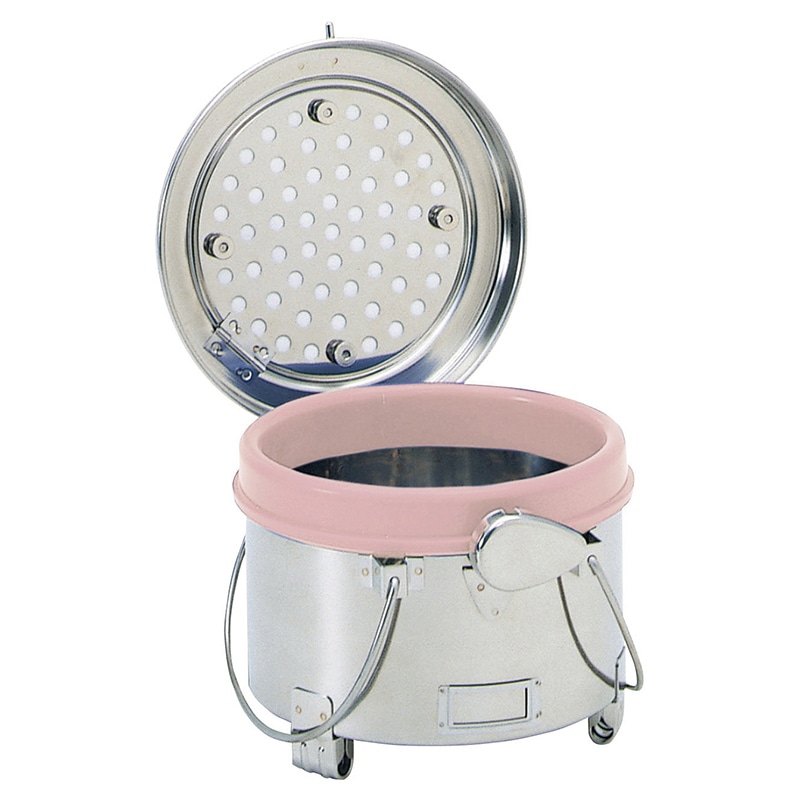 ニューカスト　丸型　18cm　ネジ止め フィルター式　ピンク  1個（ご注文単位1個）【直送品】