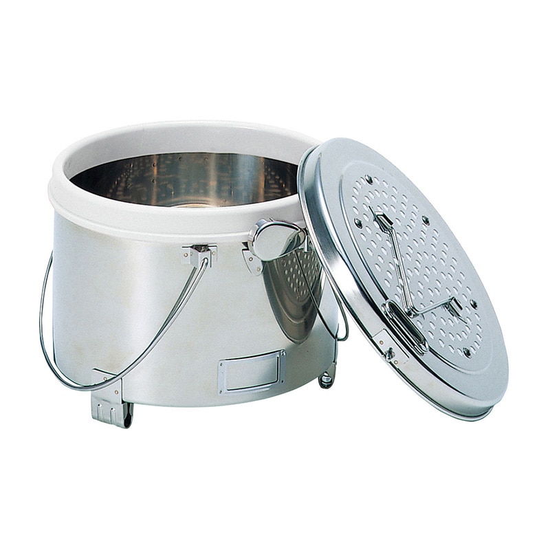 ニューカスト 丸型 27cm ワンタッチ止め フィルター式 ホワイト 1個(ご注文単位1個)【直送品】