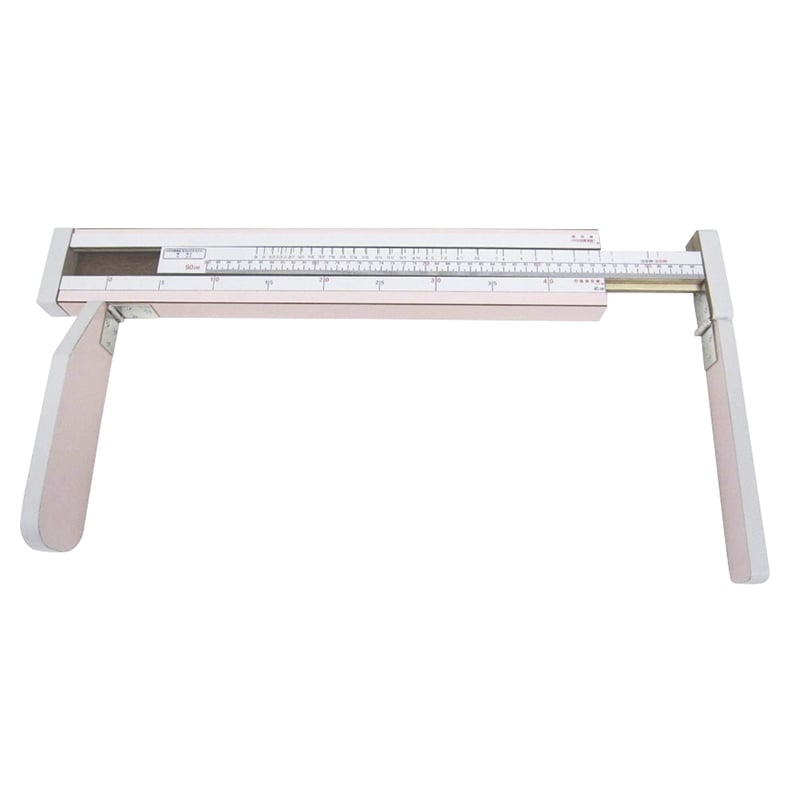 乳児用三ツ折型身長計　YS802-P　90cm ピンク  1台（ご注文単位1台）【直送品】
