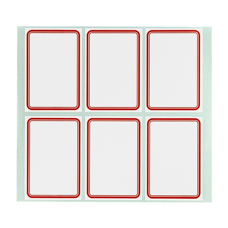 スチックタック徳用ラベル 赤-中 7162-02 180枚 1袋(ご注文単位1袋)【直送品】