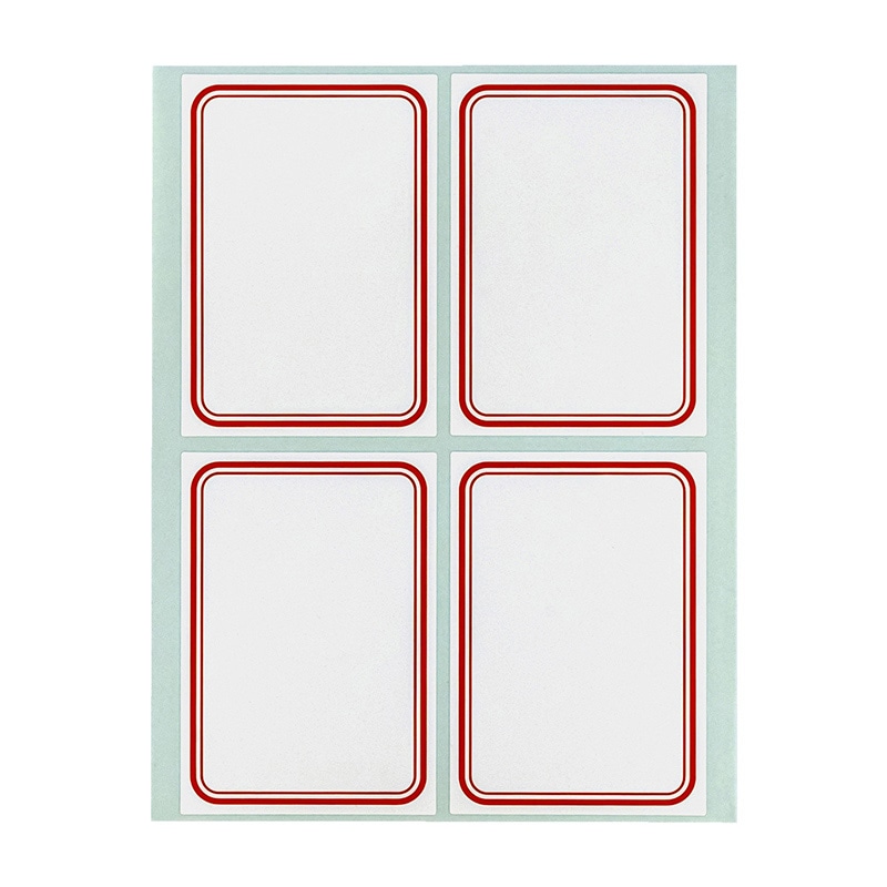 スチックタック徳用ラベル 赤-大 7162-03 136枚 1袋(ご注文単位1袋)【直送品】