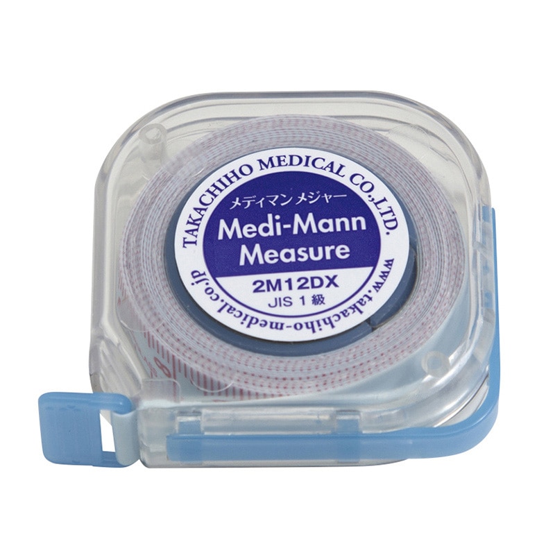 グラスメジャー　2m　2M12D×B　透明／ブルー   1個（ご注文単位1個）【直送品】