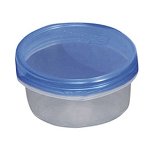 UG軟膏壷 3-54 35ml 蓋クリア青 本体UVカットクリア 100入 1箱(ご注文単位1箱)【直送品】