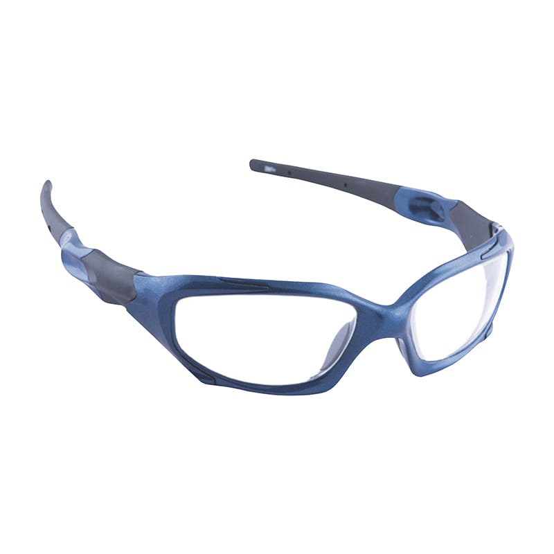 フレア防護めがね MAX10 ブルー 1個(ご注文単位1個)【直送品】