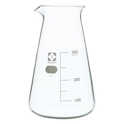柴田コニカルビーカー 目安目盛付 300ml 010050-300A 1個(ご注文単位1個)【直送品】