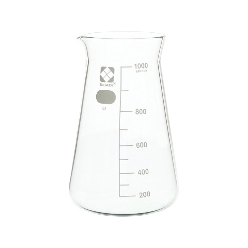 柴田コニカルビーカー 目安目盛付 1L 010050-1000A 1個(ご注文単位1個)【直送品】