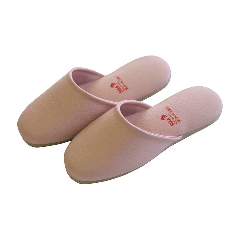 抗ウィルススリッパ　ウィルノンキッズ NO.1315　前閉 ピンク 1組（ご注文単位1足）【直送品】