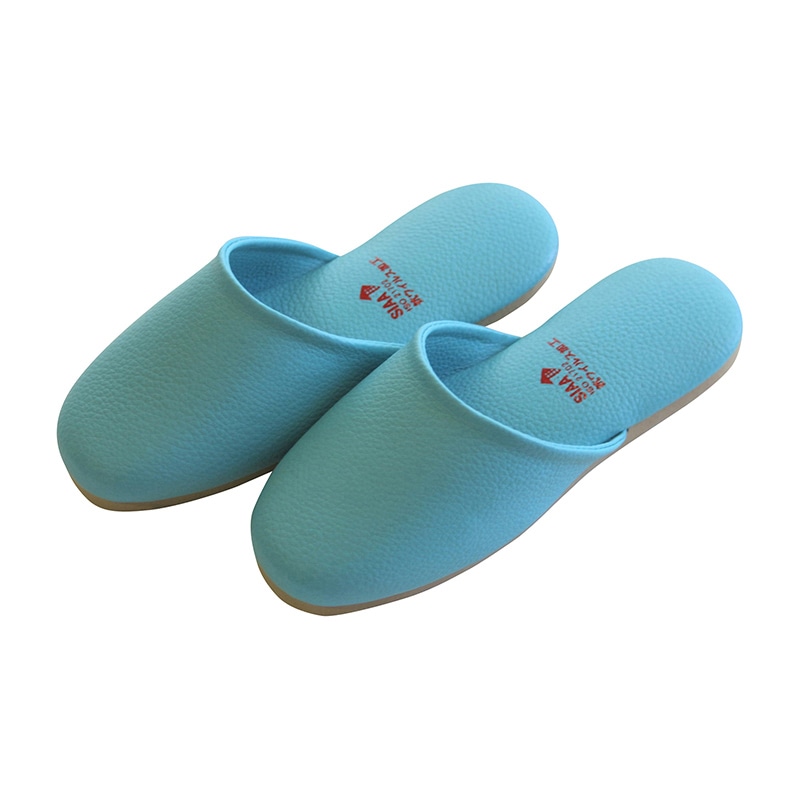 抗ウィルススリッパ　ウィルノンキッズ NO.1315　前閉 ブルー 1組（ご注文単位1足）【直送品】