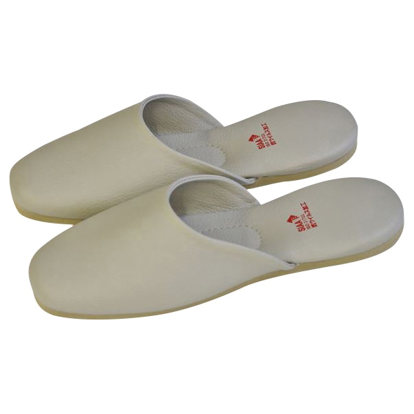 抗ウィルススリッパ　ウィルノンB NO.1311　27cm　前閉 ベージュ 1組（ご注文単位1足）【直送品】