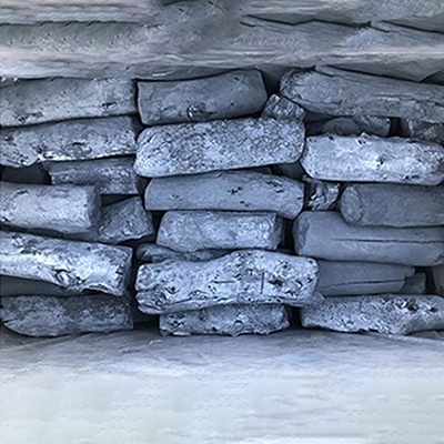 三峡 ラオス備長炭　切上丸 15kg  1箱（ご注文単位2箱）【直送品】