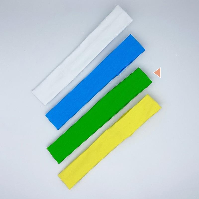 エブノ フラワーヘアーバンド45　No.495 グリーン 793756 　10枚/パック（ご注文単位96パック）【直送品】