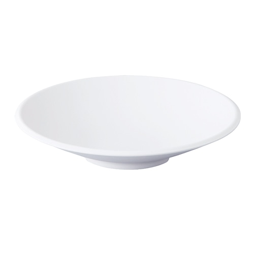台和 バイオマスメラミン食器 23.5cmクーププレート 白MT SJ-51-WM 1個（ご注文単位1個）【直送品】
