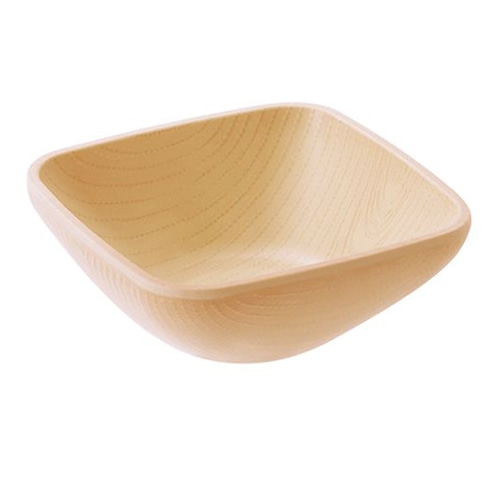 台和 メラミン食器 9.5cmスクエアボール ナチュラル WD-25-NA 1枚(ご注文単位1枚)【直送品】